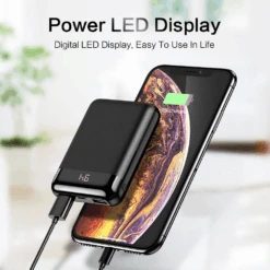 Batterie Externe 10000mAh Flagship -Monde Electronique Batterie externe 10000mAh Flagship power led affichage