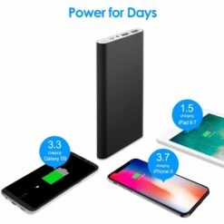 Batterie Externe 10000mAh Jetech -Monde Electronique Batterie externe 10000mAh Jetech