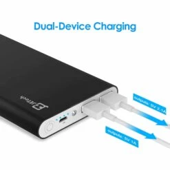 Batterie Externe 10000mAh Jetech -Monde Electronique Batterie externe 10000mAh Jetech double charge