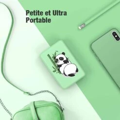 Batterie Externe 10000mAh Panda -Monde Electronique Batterie externe 10000mAh Panda petite ultra portable