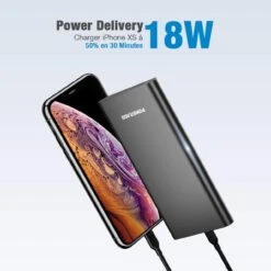 Batterie Externe 10000mAh Power Bank -Monde Electronique Batterie externe 10000mAh Power Bank charge rapide