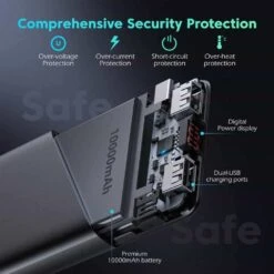 Batterie Externe 10000mAh Romoss -Monde Electronique Batterie externe 10000mAh Romoss securite
