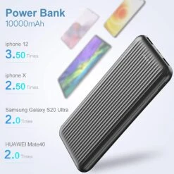 Batterie Externe 10000mAh Undreem -Monde Electronique Batterie externe 10000mAh Undreem iPhone Samsung Huawei