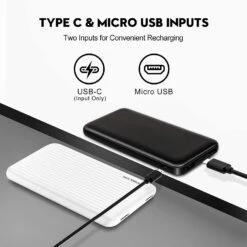 Batterie Externe 10000mAh Undreem X2 -Monde Electronique Batterie externe 10000mAh Undreem x2 entree micro et type c