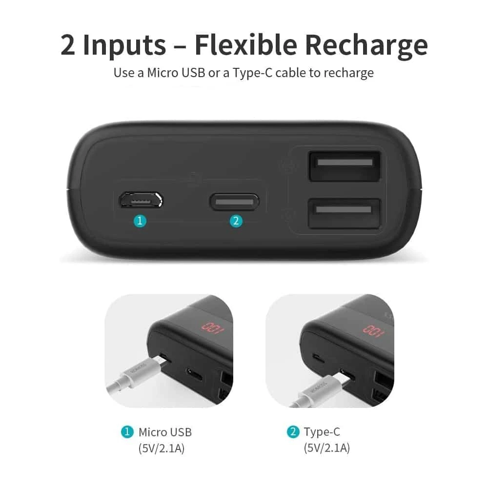 Batterie Portable Avec Affichage Digital 6 Batterie Portable Avec Affichage Digital – Image 4