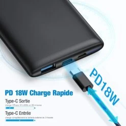 Batterie Externe 10000mAh Pour IPhone 7 Batterie Externe 10000mAh Pour IPhone -Monde Electronique Batterie externe 10000mAh pour iPhone pd 18w