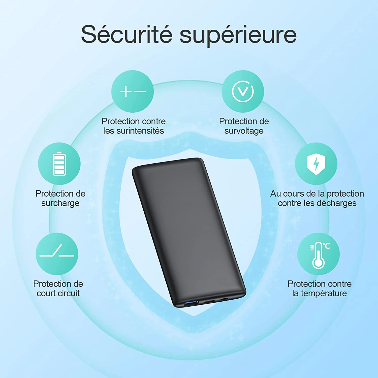 Batterie Externe 10000mAh Pour IPhone 6 Batterie Externe 10000mAh Pour IPhone – Image 4