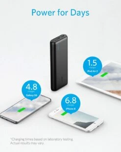 Batterie Externe 20000mAh Anker PowerCore -Monde Electronique Batterie externe 20000mAh Anker PowerCore puissance pour plusieurs jou