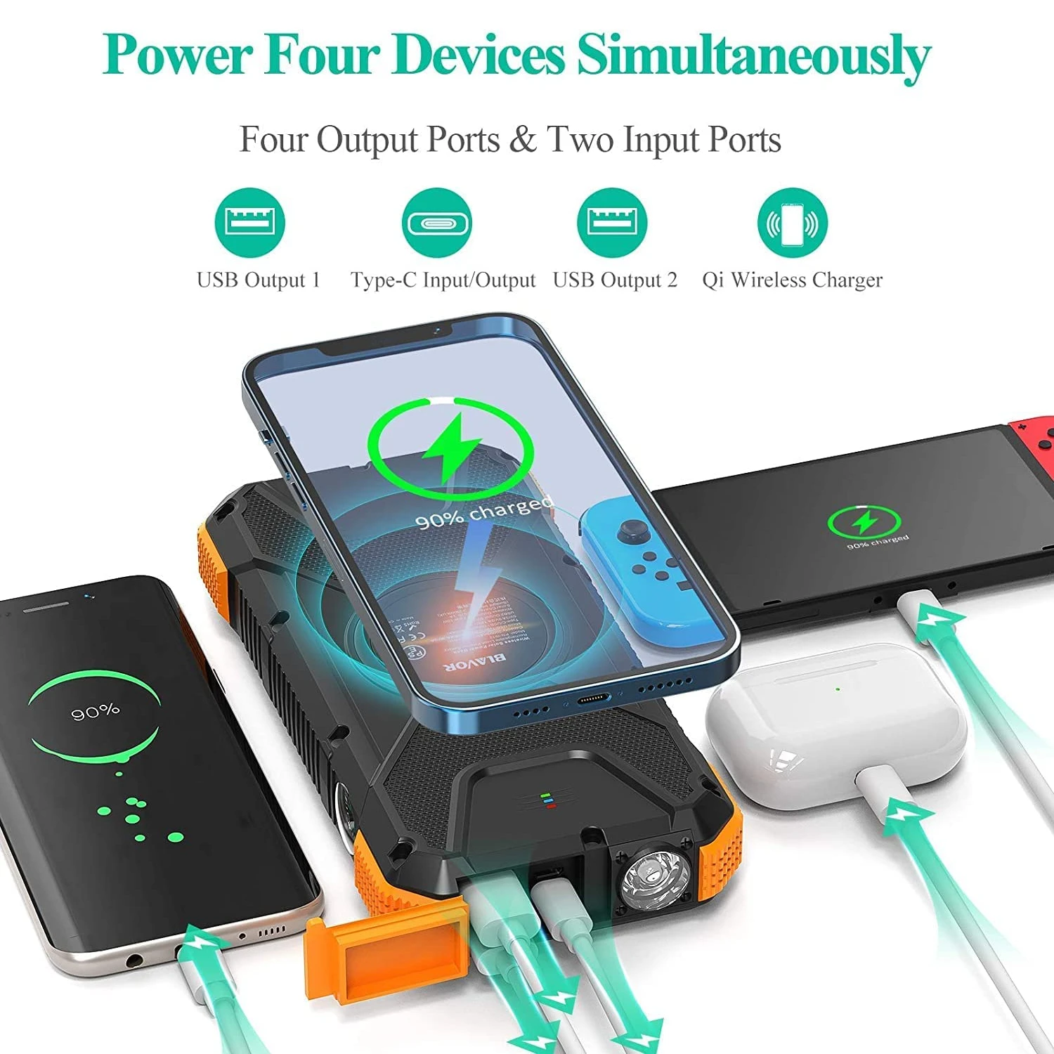 Batterie Externe Solaire Portable 6 Batterie Externe Solaire Portable – Image 4