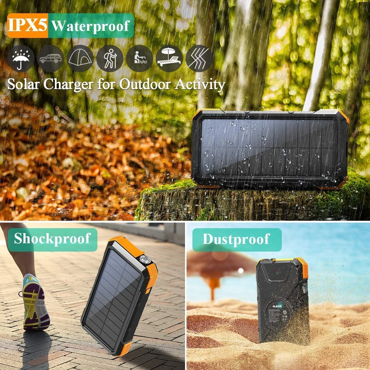 Batterie Externe Solaire Portable 9 Batterie Externe Solaire Portable – Image 7