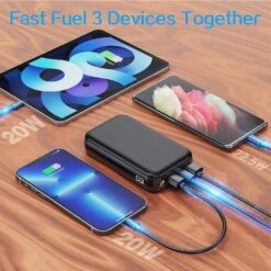 Batterie Portable 20000 MAh Posugear MINI -Monde Electronique Batterie externe 20000mAh Posugear MINI 3 appareils