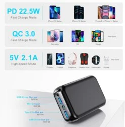 Batterie Portable 20000 MAh Posugear MINI -Monde Electronique Batterie externe 20000mAh Posugear MINI power delivery