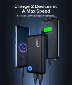 Batterie Externe 20000mAh Power Bank -Monde Electronique Batterie externe 20000mAh Power Bank 2 appareils