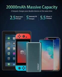 Batterie Externe De 20000 MAh PowerBank -Monde Electronique Batterie externe 20000mAh pas cher grande capacite