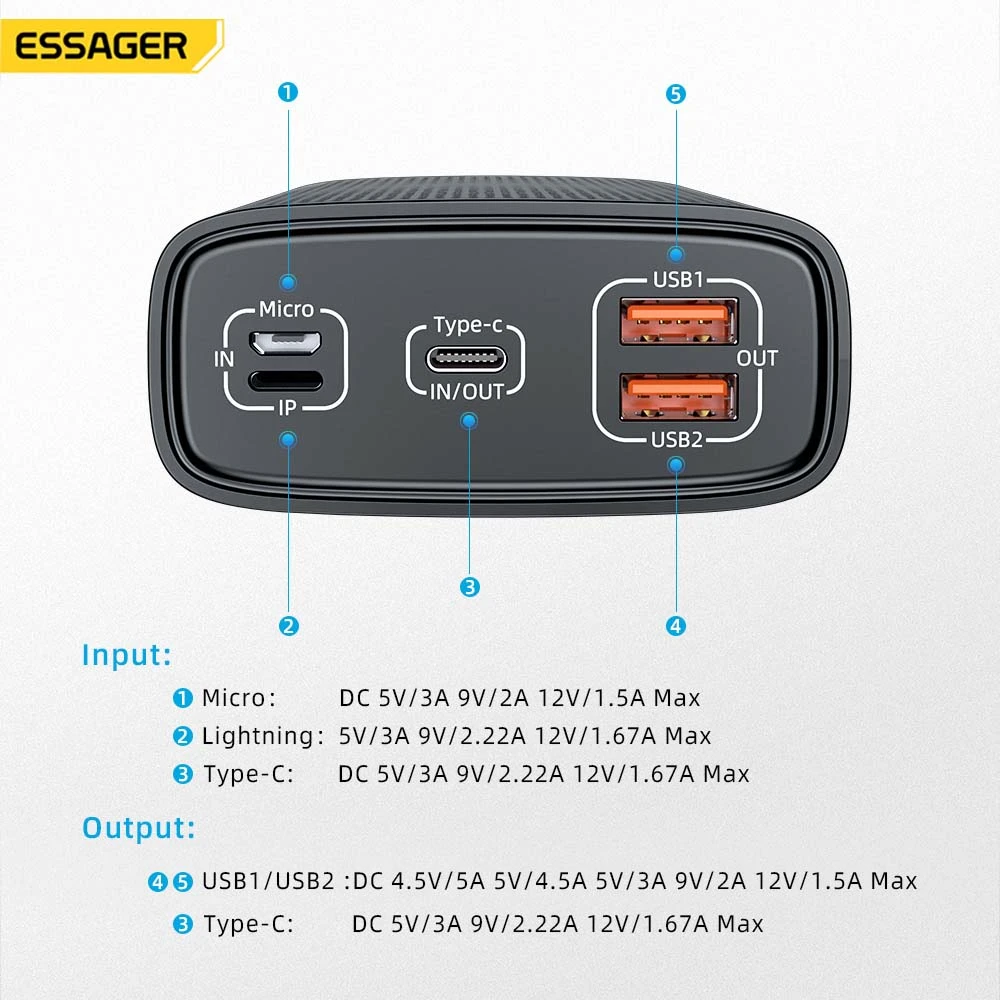 Batterie Externe 22.5W 30000 MAh 8 Batterie Externe 22.5W 30000 MAh – Image 6