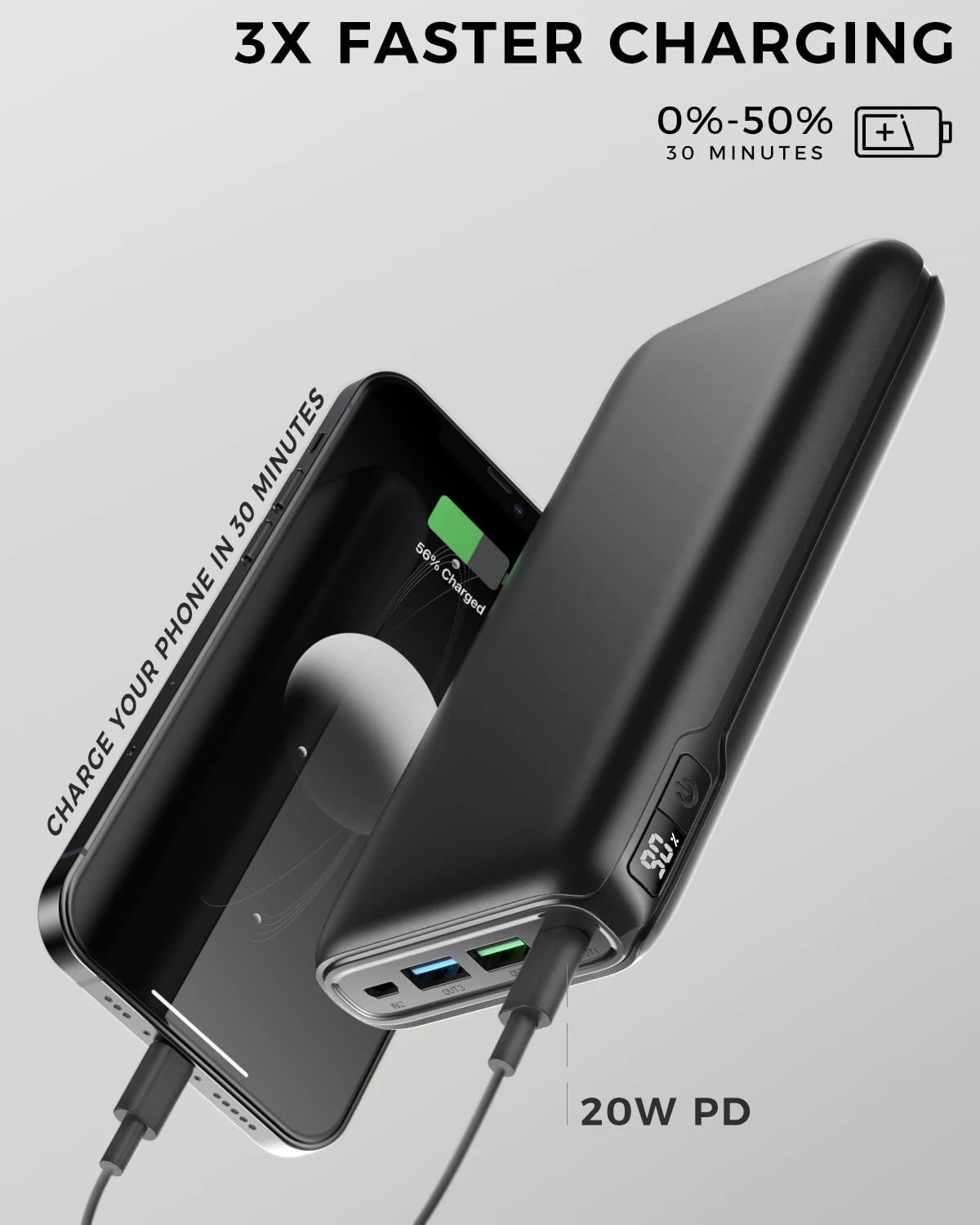 Batterie Externe 26800 MAh Bilivein 5 Batterie Externe 26800 MAh Bilivein – Image 3