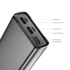 Batterie Externe 27000 MAh Métal -Monde Electronique Batterie externe 27000mAh metal specificite