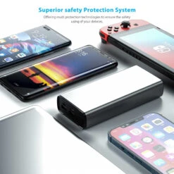 Batterie Externe 27000 MAh Métal -Monde Electronique Batterie externe 27000mAh metal telephone