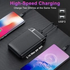 Batterie Externe 10000mAh 4 Ports USB 8 Batterie Externe 10000mAh 4 Ports USB -Monde Electronique Batterie externe 3 Ports USB charge rapide