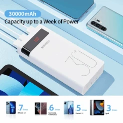 Batterie Externe 30000mAh Romoss 8 Batterie Externe 30000mAh Romoss -Monde Electronique Batterie externe 30000 mAh Romoss grande capacite