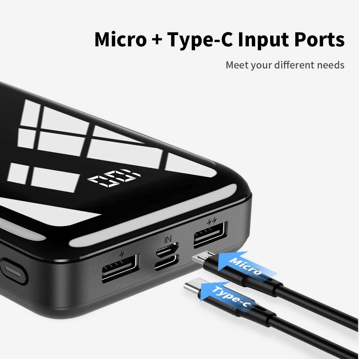 Batterie Externe 30000mAh Power Bank 4 Batterie Externe 30000mAh Power Bank – Image 2