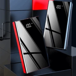 Batterie Portable 40000 MAh X -Monde Electronique Batterie externe 40000mAh Black Mirror double