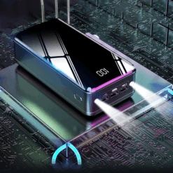 Batterie Externe50000 MAh Smartphone -Monde Electronique Batterie externe 50000mAh MengQI lampe de poche