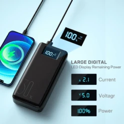 Batterie Externe 50000mAh TopX -Monde Electronique Batterie externe 50000mAh TopX affichage digital