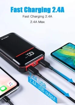 Batterie Externe Aikove 10000mAh -Monde Electronique Batterie externe Aikove 10000mAh charge rapide