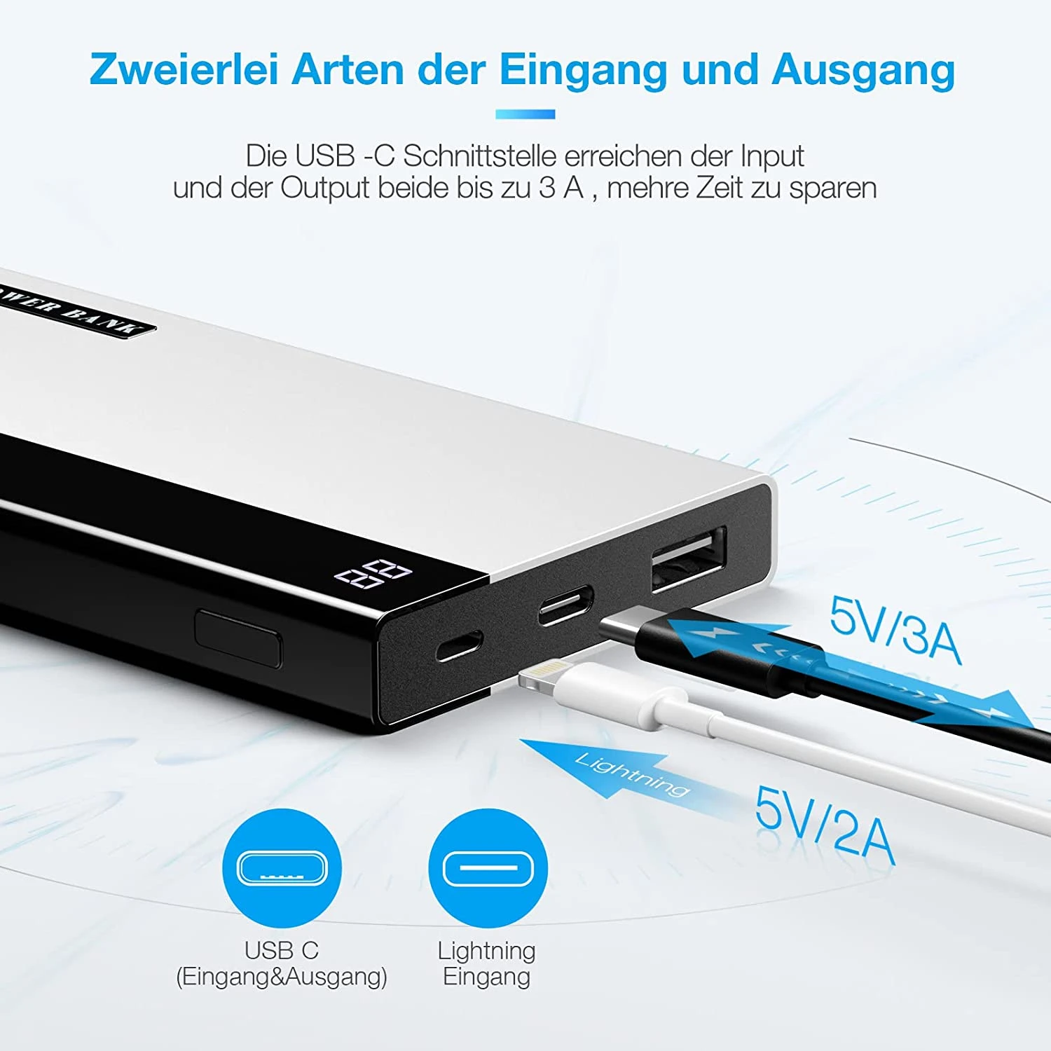 Batterie Externe BABAKA 20000 MAh 4 Batterie Externe BABAKA 20000 MAh – Image 2