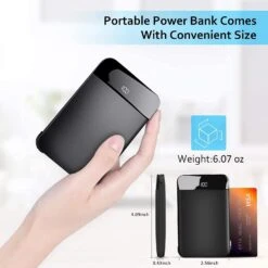 Batterie Externe HETP 10000mAh -Monde Electronique Batterie externe HETP 10000mAh tres petite