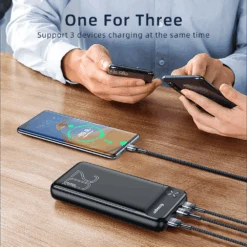 Batterie De Secours 20000 MAh Puissante -Monde Electronique Batterie externe Huawei 20000mAh recharge jusqua 3 telephones en meme temps