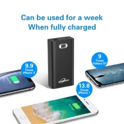 Batterie Externe Jonkuu 30000 MAh -Monde Electronique Batterie externe Jonkuu 30000 mAh grand nombre de charge