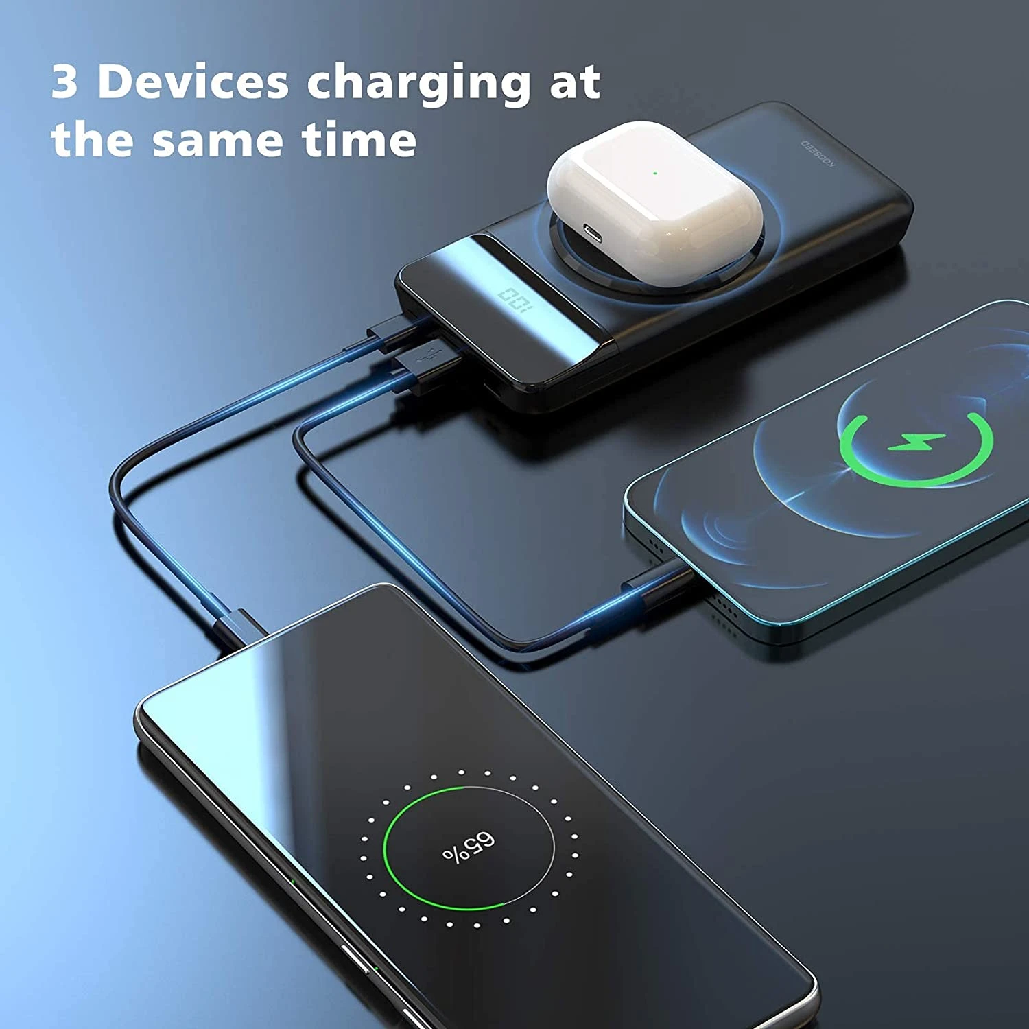 Batterie Externe KOOSEED 10000mAh 4 Batterie Externe KOOSEED 10000mAh – Image 2