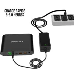 Batterie Externe Krisdonia 25000mAh -Monde Electronique Batterie externe Krisdonia 25000mAh charge rapide