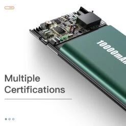 Batterie Externe -Monde Electronique Batterie externe Legere 10000mah multple certifications