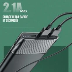 Batterie Externe -Monde Electronique Batterie externe Legere 10000mah rapide