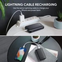 Batterie Externe Avec Port Lightning -Monde Electronique Batterie externe Lightning charge iPhone