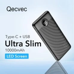 Batterie Externe Qecvec 10000 MAh 13 Batterie Externe Qecvec 10000 MAh -Monde Electronique Batterie externe Qecvec 10000mAh ultra Slim