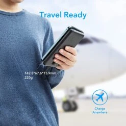 Batterie Externe Qecvec 10000 MAh 17 Batterie Externe Qecvec 10000 MAh -Monde Electronique Batterie externe Qecvec 10000mAh voyage possible