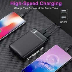 Batterie Externe RIWNNI 10000mAh -Monde Electronique Batterie externe RIWNNI 10000mAh charge iphone et samsung