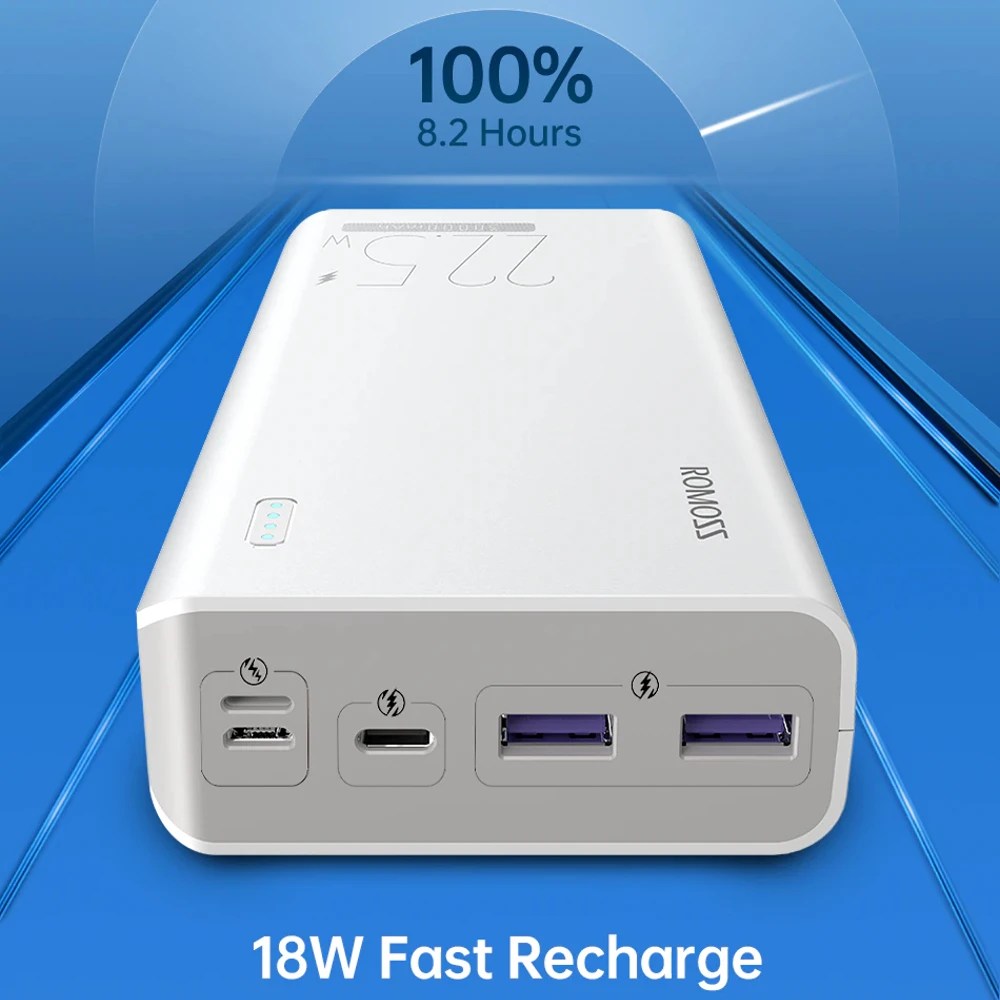 Batterie Externe Romoss 22.5W 30000 MAh 9 Batterie Externe Romoss 22.5W 30000 MAh – Image 7