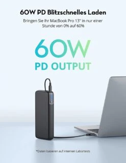 Batterie Externe Smart 20000mAh -Monde Electronique Batterie externe Smart 20000mAh 60W