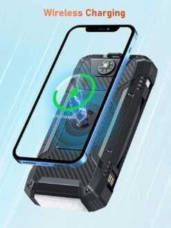 Batterie Externe Solaire 46800mAh -Monde Electronique Batterie externe Solaire 46800mAh charge sans fil