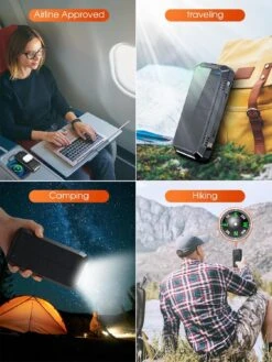 Batterie Externe Solaire 46800mAh -Monde Electronique Batterie externe Solaire 46800mAh utilisation