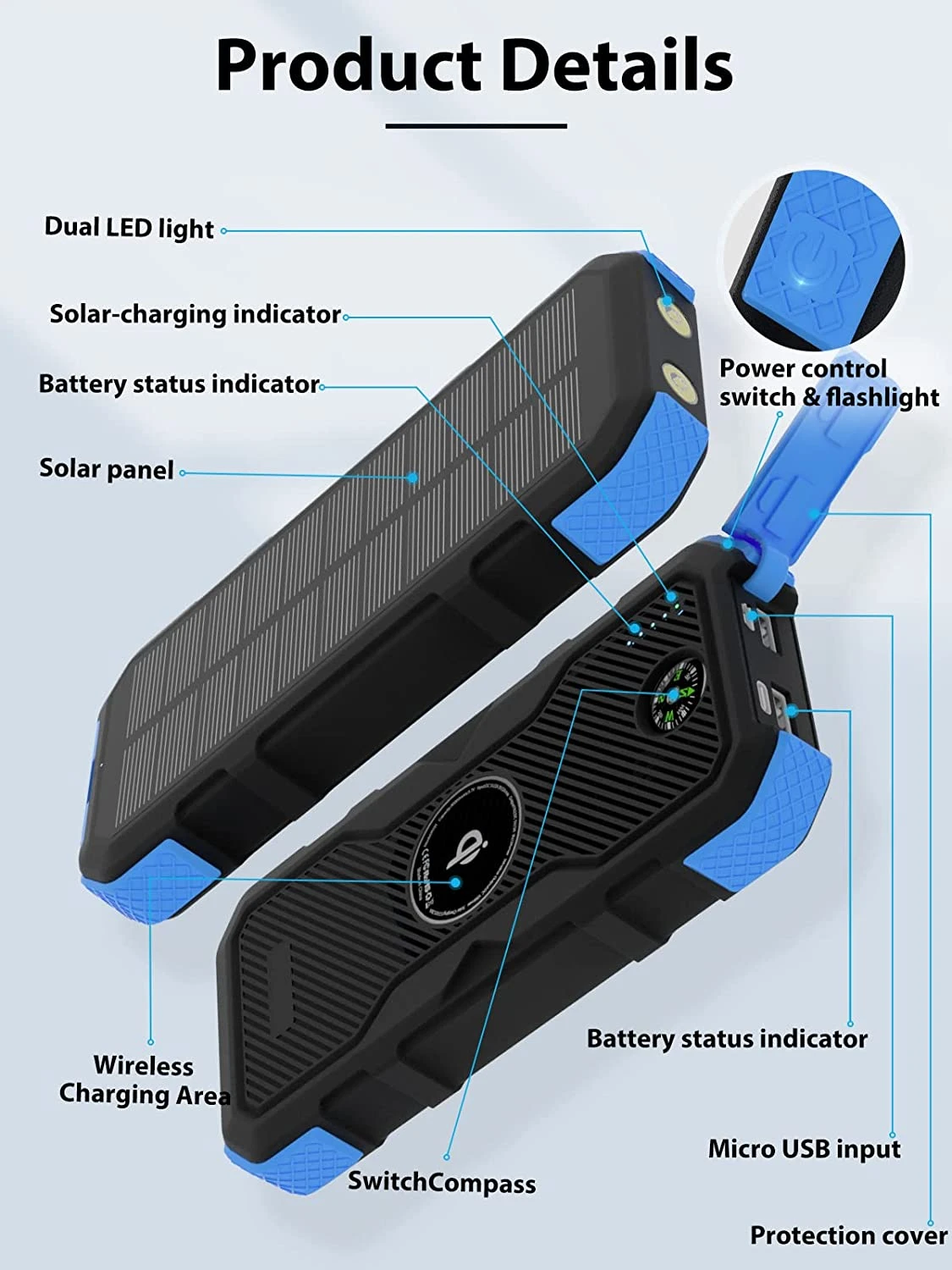 Batterie Rechargeable Solaire 6 Batterie Rechargeable Solaire – Image 4