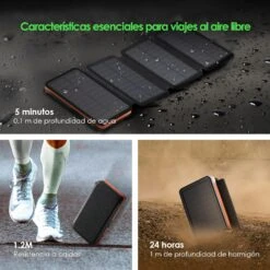 Batterie Externe Chargeur Solaire 14 Batterie Externe Chargeur Solaire -Monde Electronique Batterie externe Solaire Chargeur air libre