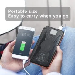 Batterie Externe Chargeur Solaire 17 Batterie Externe Chargeur Solaire -Monde Electronique Batterie externe Solaire Chargeur facile a porter