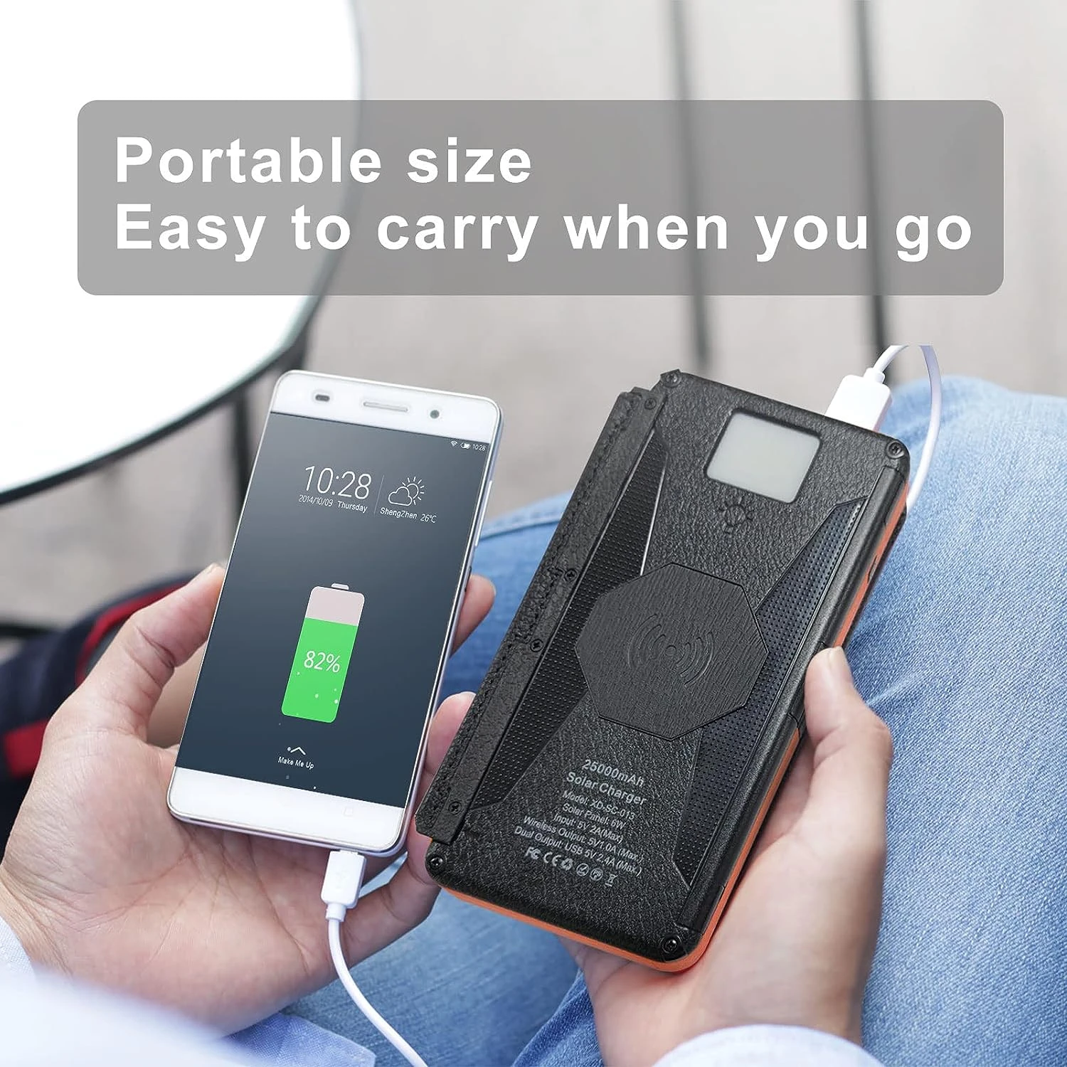 Batterie Externe Chargeur Solaire 9 Batterie Externe Chargeur Solaire – Image 7