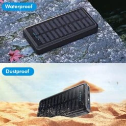 Batterie Externe Solaire Complète 13 Batterie Externe Solaire Complète -Monde Electronique Batterie externe Solaire Complete resistante